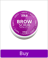 ZOLA VANILLA fine-grain brow scrub